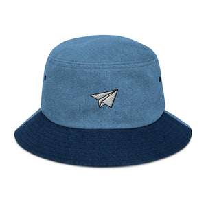 Paper Dart Denim bucket hat