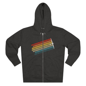 Retro Rainbow Zip Hoodie (4 colours)